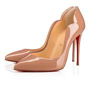 Christian Louboutin Hot Chick 100 Nude Patent Pumps - 1190911PK1A - 5