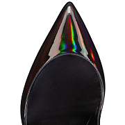 Christian Louboutin Suola Hot Chick 100 Black Patent and Strass Pumps - 1231042J686 - 5