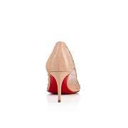 Christian Louboutin Follies Strass 70 Beige Fishnet and Strass Pumps - 3180581F065 - 2