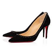 Christian Louboutin Anjalina 85 Black Suede Pumps - 3160739B142 - 5