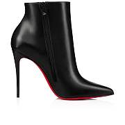 Christian Louboutin So Kate Booty 100 Black Leather Ankle Boots - 1140505BK01 - 4