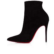 Christian Louboutin So Kate Booty 100 Black Suede Ankle Boots -  1190007BK01 - 2