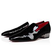 	 Christian Louboutin Lipsidandy 35 Black Patent Loafers - 1230368J323 - 4