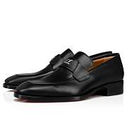 Christian Louboutin Varsimoc Black Leather Loafers - 1230531BK01 - 4