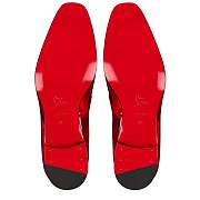 Christian Louboutin Dandelion Red Patent Loafers - 3220501R492 - 3