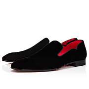 	 Christian Louboutin Dandy Chick Black Velvet Loafers - 3221009J323 - 4