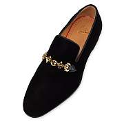 	 Christian Louboutin Equiswing Black Velvet Loafers - 3211059B652 - 4