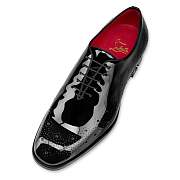 	 Christian Louboutin Corteobello Black Patent Lace-ups Shoes - 1230913H358 - 4