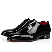 	 Christian Louboutin Corteobello Black Patent Lace-ups Shoes - 1230913H358 - 5