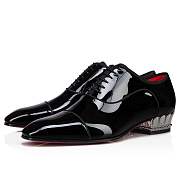 	 Christian Louboutin Lipsigreg 35 Black Patent Lace-up Shoes - 12303905011 - 3