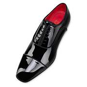 	 Christian Louboutin Lipsigreg 35 Black Patent Lace-up Shoes - 12303905011 - 5