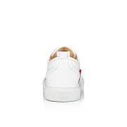 Christian Louboutin Adolescenza White Recycled Polyester and Bio-based Sneakers  - 1230193W222 - 2