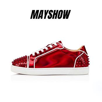 Christian Louboutin Seavaste 2 Red Patent Sneakers - 3220500R331