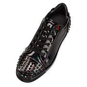 Christian Louboutin Seavaste 2 Black Psychic and Spikes Low-top Sneakers - 3220500B660 - 3