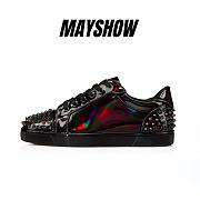 Christian Louboutin Seavaste 2 Black Psychic and Spikes Low-top Sneakers - 3220500B660 - 1