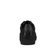 Christian Louboutin Seavaste 2 Black Leather and Spikes Low-top Sneakers - 1230693B026 - 2