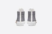 Dior B23 High Top Ruthenium Metallic Thread Dior Oblique Jacquard - 3SH126ZTU_H868 - 2