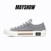 Dior B23 Low Top Ruthenium Metallic Thread Dior Oblique Jacquard - 3SN249ZTU_H868 - 1