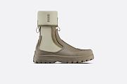 Dior Garden Ankle Boot Khaki Rubber  - 3BO308ZUR_H630 - 2