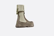 Dior Garden Ankle Boot Khaki Rubber  - 3BO308ZUR_H630 - 3