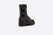 D-Leader Ankle Boot Black Quilted Cannage Calfskin - KDI733CQC_S900 - 2