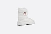 Dior Frost Ankle Boot White Quilted Nylon and Shearling - KDI813NFF_S10W - 2