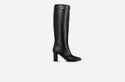 Dior Empreinte Heeled Boot Black Calfskin - KCI842VEA_S900 - 2