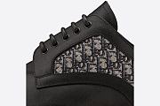 Dior Explorer Derby Shoe Black Smooth Calfskin and Black Dior Oblique Jacquard - 3DE319ZKD_H961 - 2