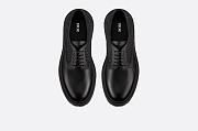 Dior Explorer Derby Shoe Black Smooth Calfskin and Dior Oblique Jacquard - 3DE319ZKD_H969 - 5