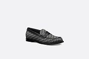 Dior Granville Loafer Beige and Black Dior Oblique Jacquard - 3LO129ZUJ_H961 - 4