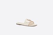 D-Club Slide White Calfskin - KCQ390VEA_S03W - 4