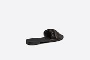 Dio(r)evolution Slide Black Quilted Cannage Calfskin - KCQ726CQC_S900 - 3