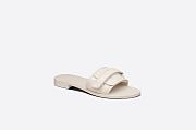 Dio(r)evolution Slide White Quilted Cannage Calfskin - KCQ726CQC_S03W - 4