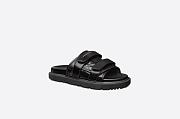 Dio(r)evolution Slide Black Quilted Cannage Calfskin - KCQ716CQC_S900 - 3