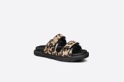 Dioract Slide Beige Multicolor Mizza Printed Technical Fabric - KCQ719LNY_S29X - 3