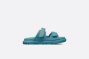 Dioract Slide Blue Lambskin - KCQ718LAB_S71B - 2