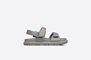 Dioract Sandal Gray Lambskin - KCQ547LAB_S33G - 2