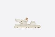 Dioract Sandal White Lambskin - KCQ547LAB_S03W - 2