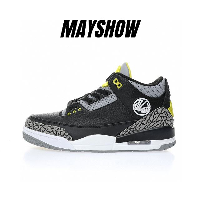 Air Jordan 3 Retro Oregon Ducks Pit Crew Black - HO11-MNJDLS-5 - 1