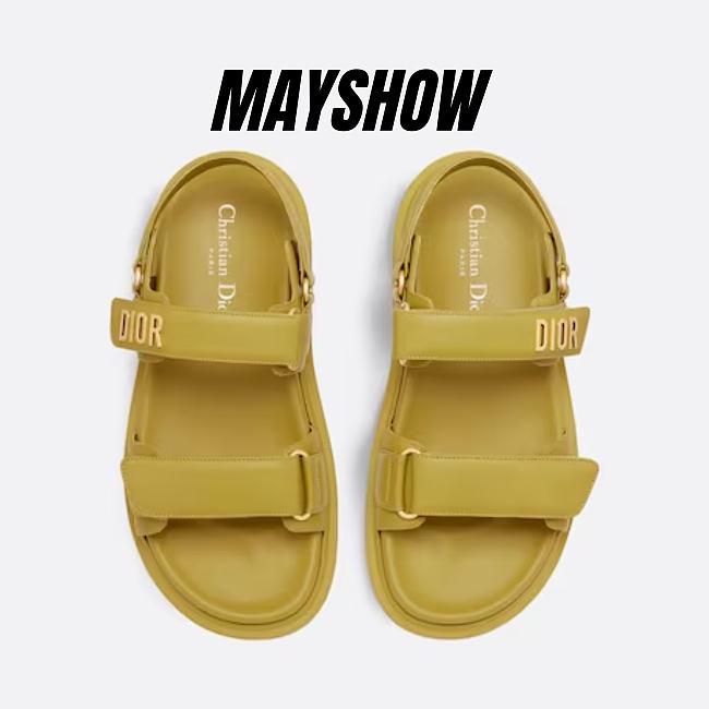 Dioract Sandal Saffron Yellow Lambskin - KCQ547LAB_S30Y - 1