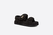 Dioract Sandal Black Shearling - KCQ773SPK_S900 - 3