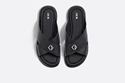 Dior Alias Sandal Black Grained Calfskin - 3SA125YJK_H900 - 5