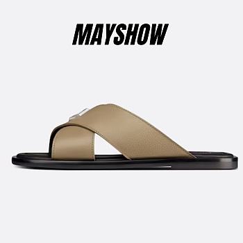 Dior Alias Sandal Beige Grained Calfskin - 3SA125YJK_H700