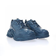 	 Balenciaga Triple S Blue Rubber - 734954W2PAA4000 - 5