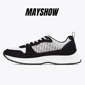 Dior B25 Oblique Runner Sneaker Black Suede - 3SN259YUH_H960