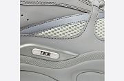 Dior B22 Sneaker Gray Technical Mesh and Smooth Calfskin - 3SN231YKA_H804 - 5