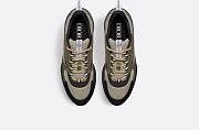 Dior B22 Sneaker Khaki and Black Technical Mesh and Khaki Calfskin - 3SN231ZHM_H630 - 5