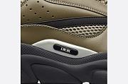 Dior B22 Sneaker Khaki and Black Technical Mesh and Khaki Calfskin - 3SN231ZHM_H630 - 6