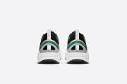 Dior B22 Sneaker White and Black Technical Mesh with Green, White and Gold-Tone Calfskin - 3SN231ZTA_H668 - 5