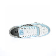 Dior B27 Low Light Blue White and Dior Gray Smooth Calfskin with Beige and Black Dior Oblique Jacquard - 3SN272ZIR_H580 - 3